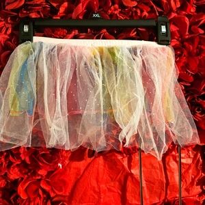 Danskin Girls Multicolor Tulle Skirt S/M (6/7)